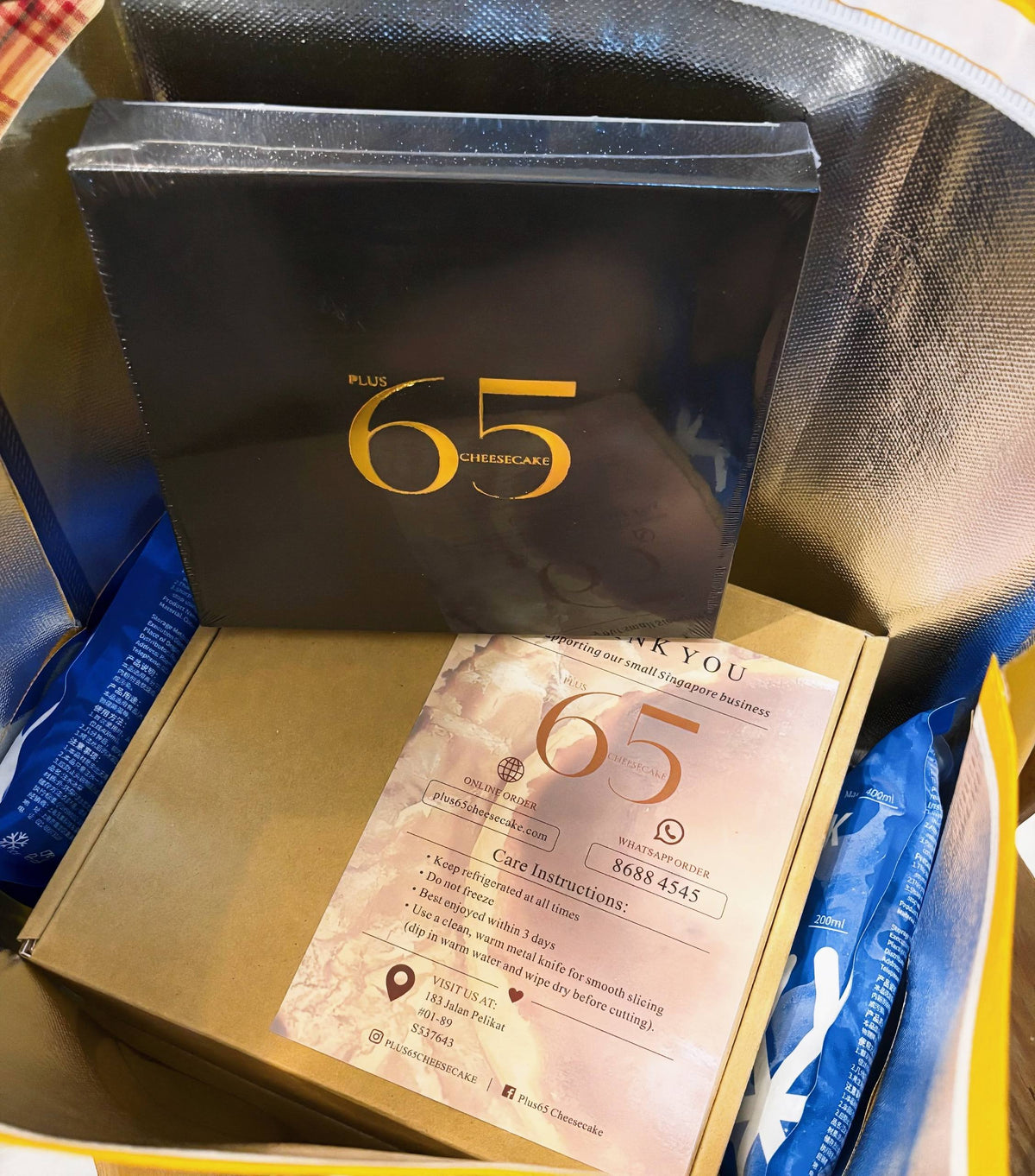 PLUS65 Signature Cheesecake